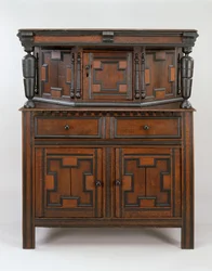 Schrank, Massachusetts, Boston-Gegend, 1667-1700